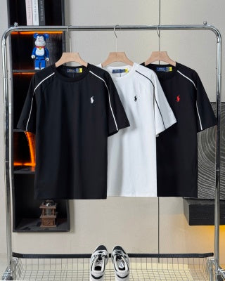 Ralph Lauren T-shirt Raglan Stripe Pony Logo Oversized Tee