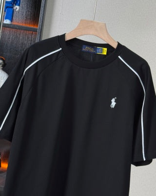 Ralph Lauren T-shirt Raglan Stripe Pony Logo Oversized Tee