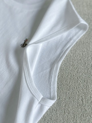 Ralph Lauren T-shirt Color Pony Sleeveless Cotton Tank Two-Pack