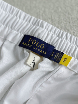 Ralph Lauren Pants Linen Embroidered Pony Shorts