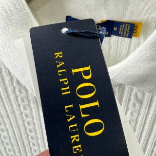 Ralph Lauren Cable Knit Cotton Polo Shirt